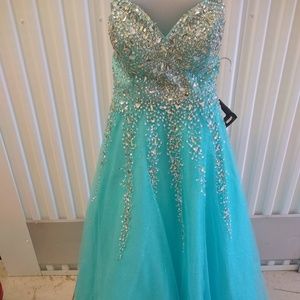 Vintage Cinderella Evening Gown Prom Dress sz L
